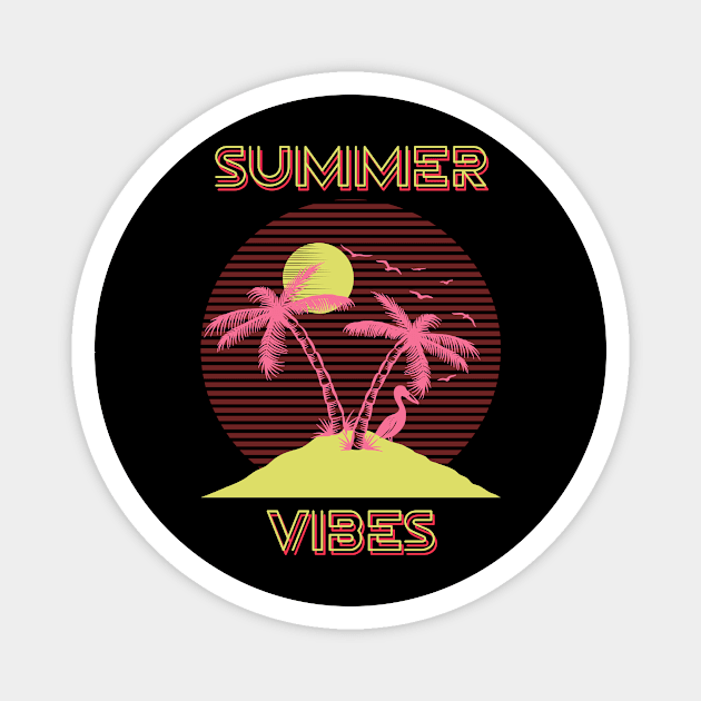 Dig Them Summer Vibes Magnet by MCALTees